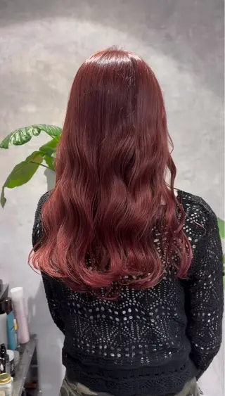 ミディアム カラー 野林 夏帆のヘアスタイル