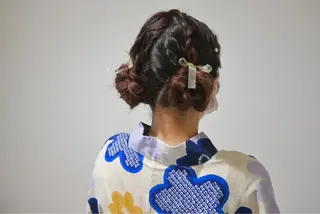 ヘアアレンジ 麻優 ヘアセットのヘアスタイル