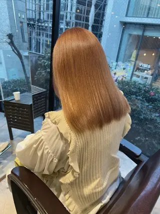 ミディアム カラー エクステ⭐️艶カラー koukiのヘアスタイル