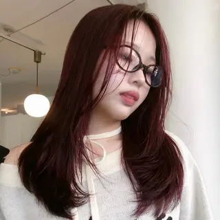 カラー かがやしづ ⭐️カラーモデルのヘアスタイル