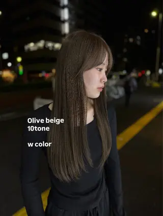 カラー 脇 幸枝のヘアスタイル