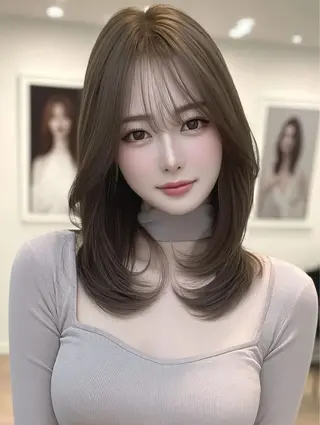 ミディアム 🤍千葉 晴心/髪質改善🤍のヘアスタイル
