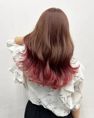 ロング カラー パーマ 平日オススメ✨ コスパ&タイパ✨山下のヘアスタイル