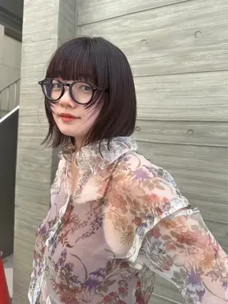 カラー ♻️ブリーチなし カラー♻️のヘアスタイル