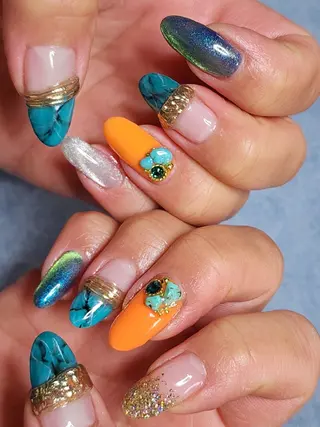 ネイル eightyfour nail💚白石のネイルデザイン