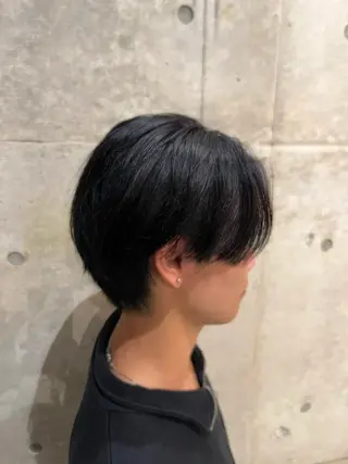 ショート カラー メンズ kiri/ボブ・レイ ヤーカット🪐のヘアスタイル