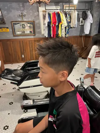 ショート キッズ 杉山 友哉のヘアスタイル