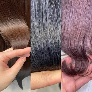 セミロング カラー ヘアアレンジ FAAM Tsuneのヘアスタイル
