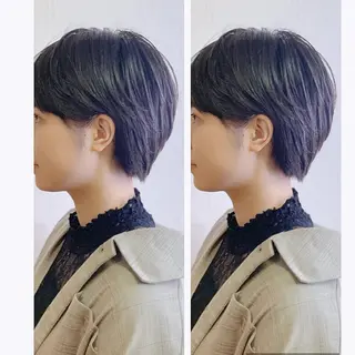 ショート 元重 宣博のヘアスタイル