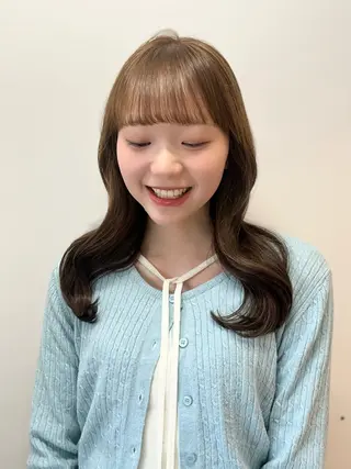 セミロング 盛れる透けカラー🎀 似合わせ/uiのヘアスタイル