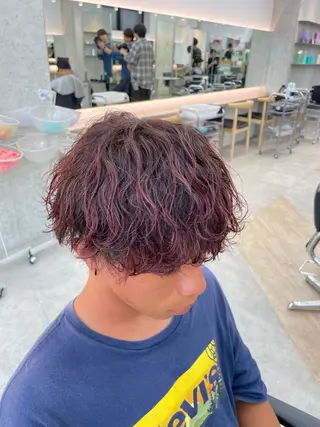ショート パーマ メンズ SENTA✨メンズ パーマ✨fifth栄のヘアスタイル