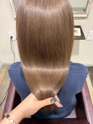 カラー 淡色┊︎ナチュラル 🧁奈那美🧁*.゜のヘアスタイル