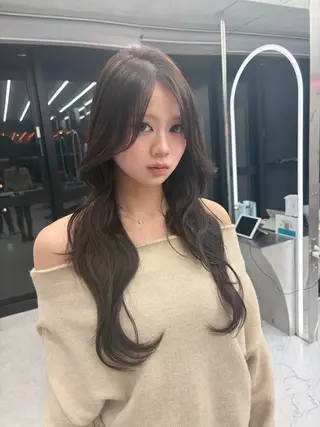 ロング ✨縮毛矯正✨レイヤー ホウダカズヒロのヘアスタイル