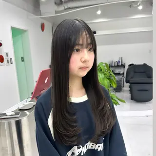 ロング 🐬三ノ宮/透明感 カラー/ハヤト🐬のヘアスタイル