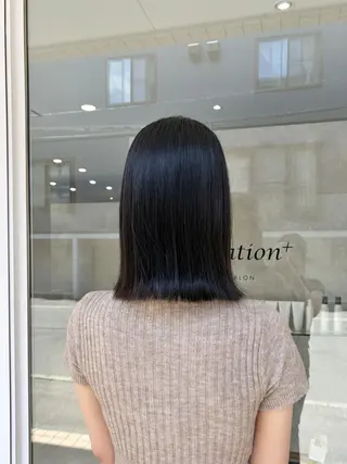 ミディアム 韓国ヘアケアブリーチ 莉奈のヘアスタイル