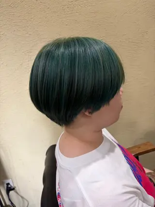 ショート カラー 水野 希美のヘアスタイル