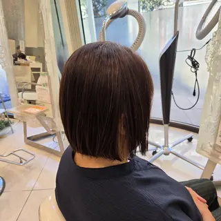 ミディアム パーマ 髪質改善 カミムラのヘアスタイル