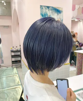 ショート カラー ヘアアレンジ 𓍯韓国style/ 髪質改善𓍯中村和希のヘアスタイル