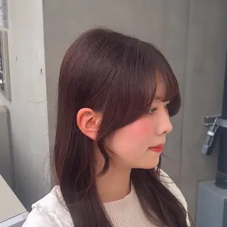 透明感🫧艶カラー✨ レイヤー✂渡辺祐輔のヘアスタイル