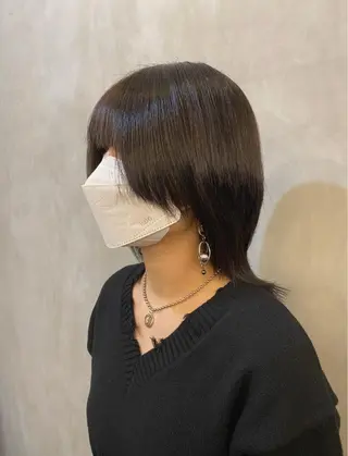 ミディアム 小顔カット 🌿リョウカのヘアスタイル