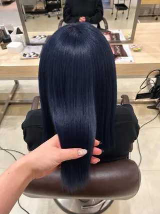 セミロング 北崎 花のヘアスタイル