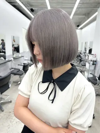 ショート カラー ブリーチ/ハイトーン 名古屋栄/SHIONのヘアスタイル
