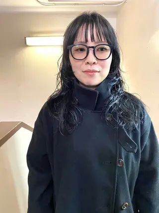 ロング パーマ 坂本 裕介のヘアスタイル