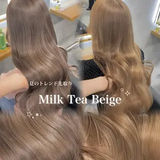 カラー 札幌韓国風艶カラー 🎀𝐒𝐀𝐇𝐎のヘアスタイル