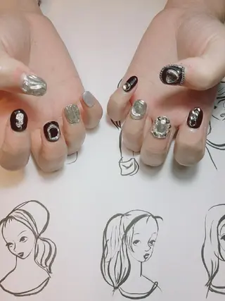 ネイル 平尾駅前/持込み専門 /owlnailのネイルデザイン