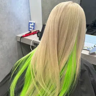 カラー ハイトーンYoshi いろあそび/八王子のヘアスタイル
