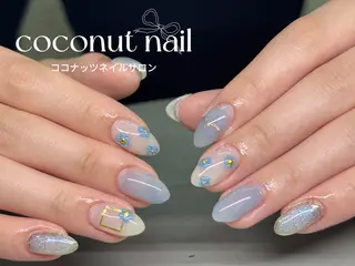ネイル 神田 ココナッツのネイルデザイン