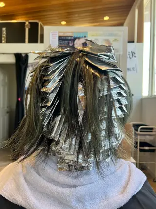 ミディアム カラー カラースペシャリスト しょう🧑🏼🎨のヘアスタイル