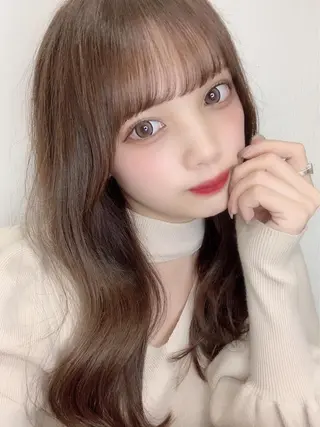 ミディアム 顔周りレイヤー/新宿 /モテ艶カラー/航介のヘアスタイル