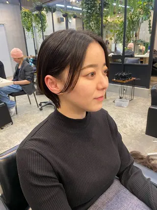 ショート やました もえかのヘアスタイル