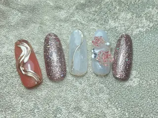 ネイル マジック ミラーのネイルデザイン