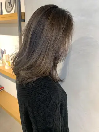 ミディアム 中野 篤史のヘアスタイル