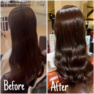 ロング 尹 華鈴のヘアスタイル