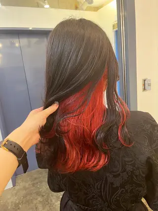 セミロング カラー 🌛ダブルカラー 🌜SAYAKAのヘアスタイル