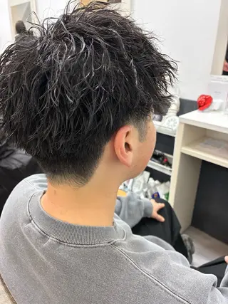 パーマ メンズ 縮毛矯正メンズパーマ 髪質改善特化のヘアスタイル