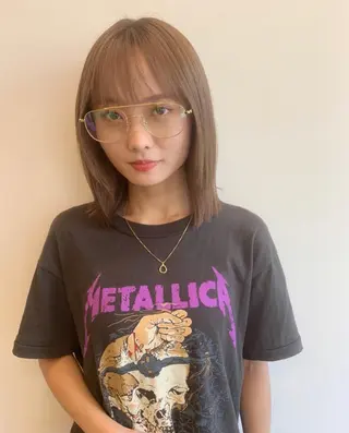 ミディアム 村澤 拓弥のヘアスタイル