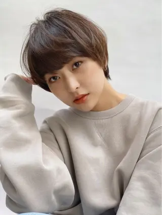 ショート 奈良 優輝のヘアスタイル
