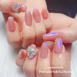 ミディアム ネイル 🐾enen style 🐾のネイルデザイン
