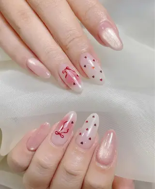 ネイル 🎀PG🩵 ネイルサロンのネイルデザイン