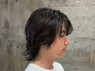 ミディアム パーマ メンズ 朝ラクパーマ 【SENA】のヘアスタイル