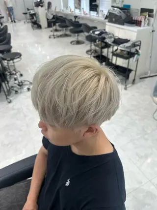 ショート カラー メンズ 🐺韓国風メンズ特化 あさひ🐺のヘアスタイル