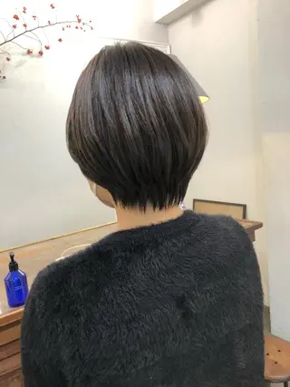 ショート カラー 千葉 郁也のヘアスタイル