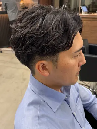 ショート パーマ メンズ メンズパーマ/矢場町 /NODE 下村透依のヘアスタイル