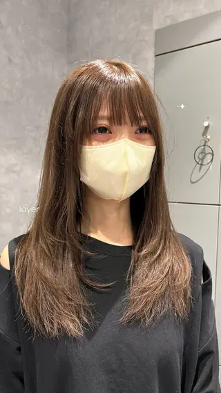 セミロング ⭐️HEDI YUKI⭐️のヘアスタイル