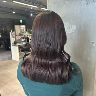 セミロング カラー 透明感カラー🫧 /有野ひかりのヘアスタイル