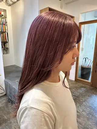 ロング 田口 樹理のヘアスタイル
